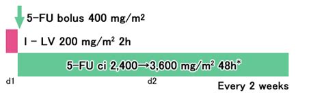 sLV5FU2 regimen (Simplified bimonthly regimen)｜レジメン講 .